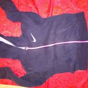 Nike zip front hoodie